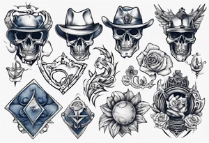 steel
blue collar tattoo idea