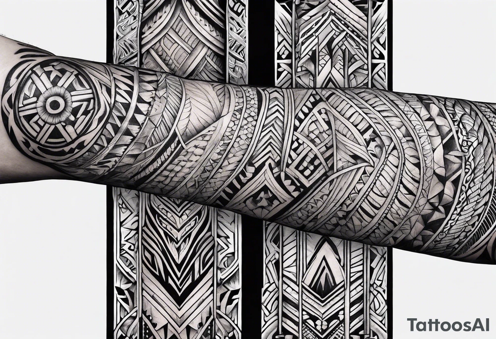 samoan tribal forearm tattoo tattoo idea