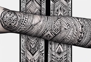 samoan tribal forearm tattoo tattoo idea