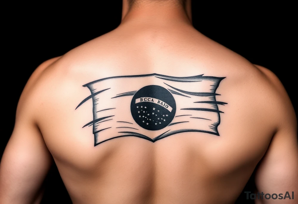 brazil flag tattoo idea