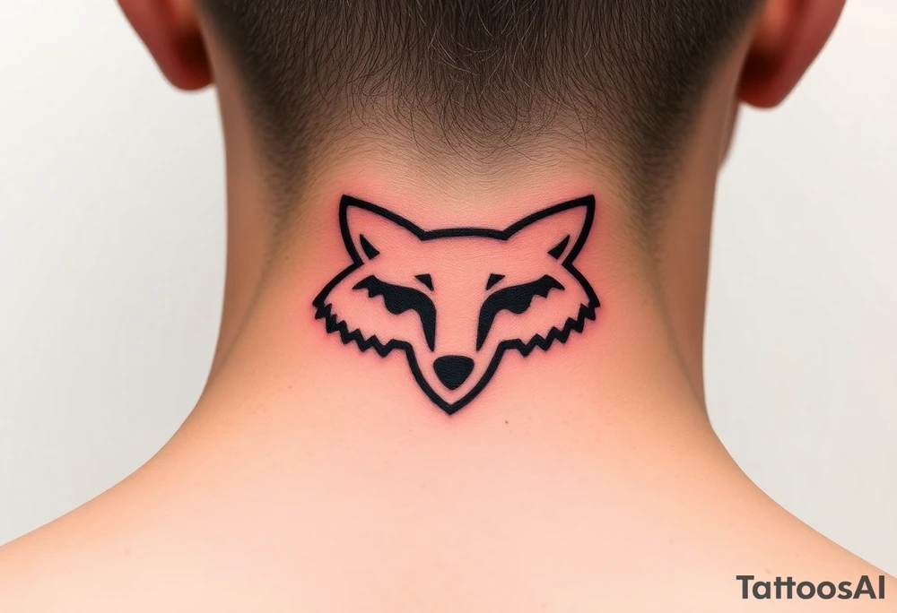 Fox company racing fox logo tattoo idea