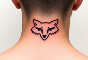 Fox company racing fox logo tattoo idea