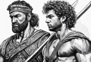 david and goliath tattoo idea