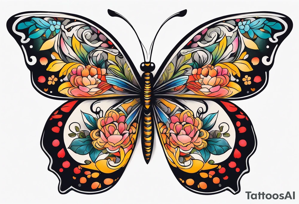 Butterfly tattoo idea