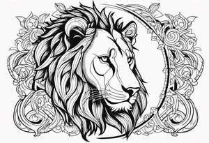 Lion tattoo idea