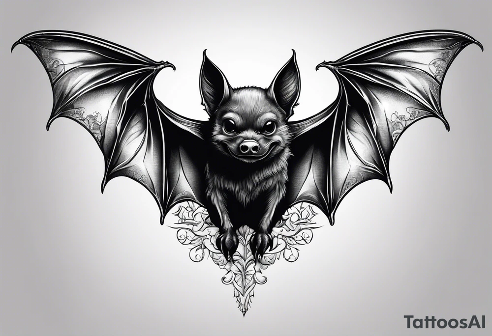 Vampire bats tattoo idea