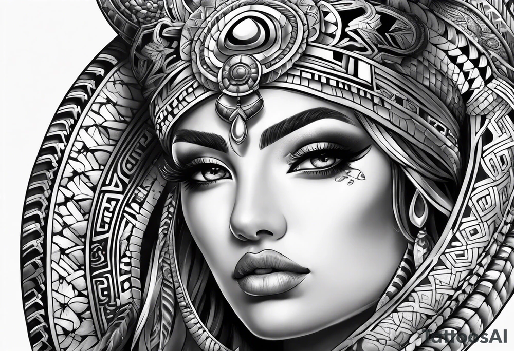 aztec snake 

sleeve tattoo idea