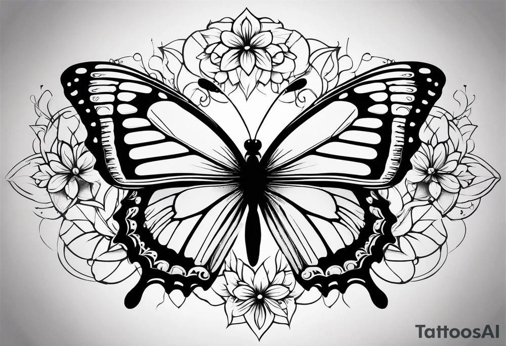 Butterflies tattoo idea