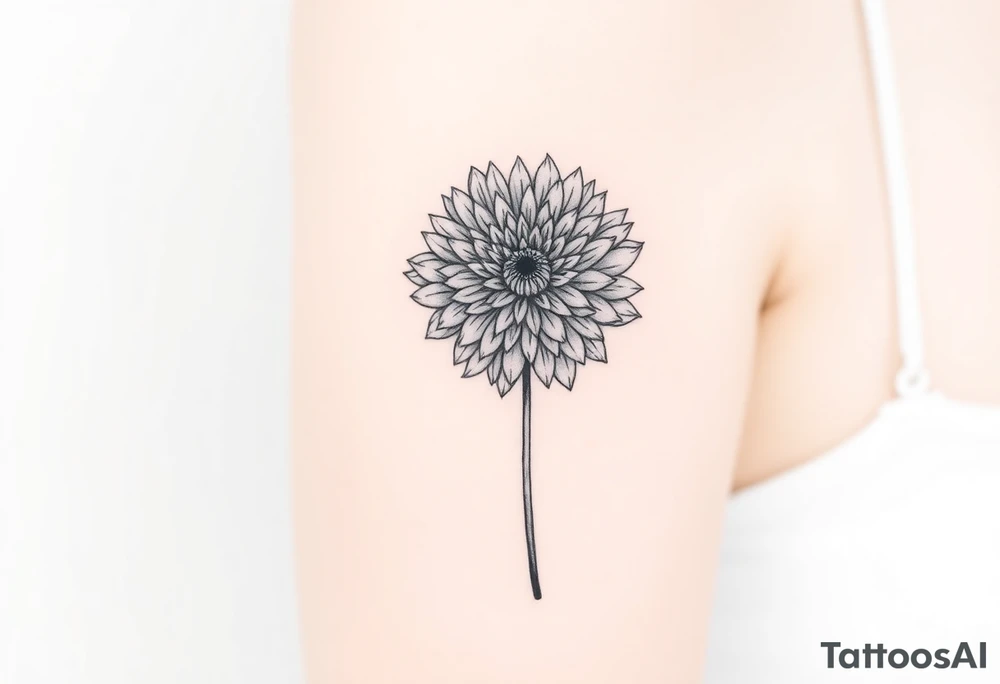 chrysanthemum tattoo idea