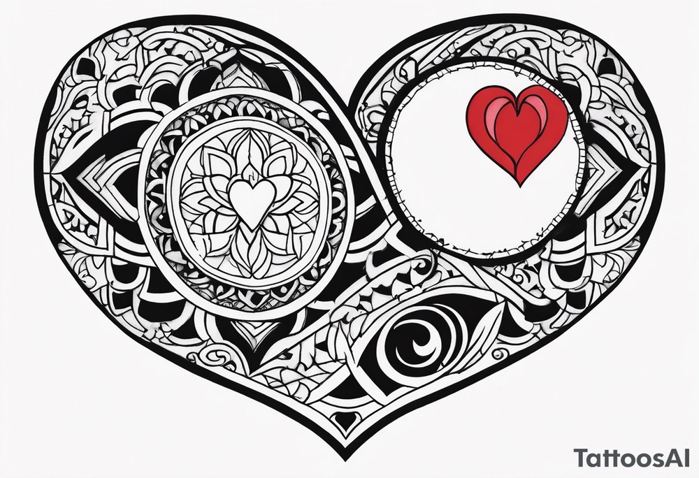 Heart tattoo idea