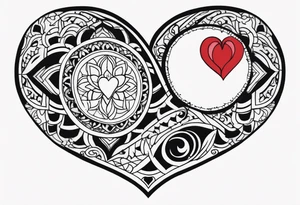Heart tattoo idea