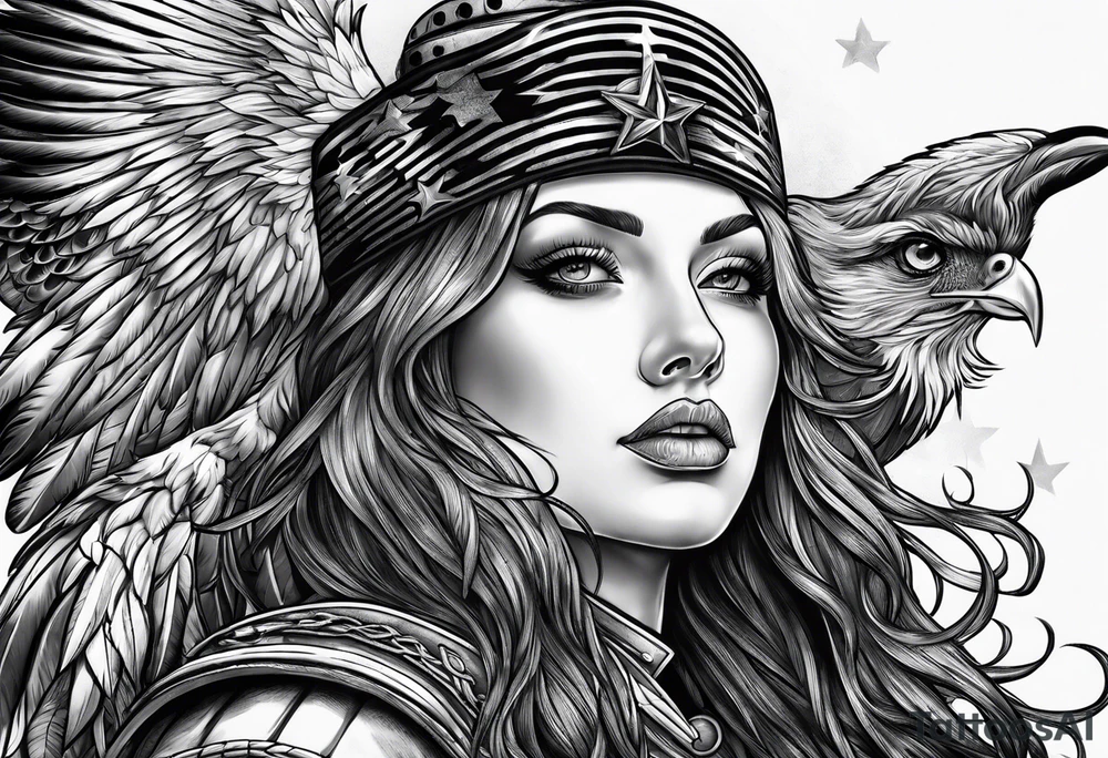 Military memorial tattoo idea