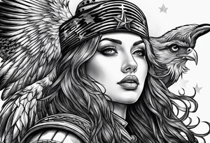 Military memorial tattoo idea