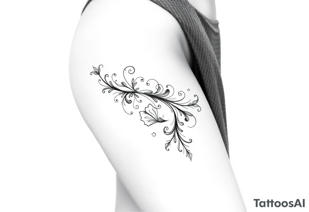 Sexy thigh tattoo tattoo idea