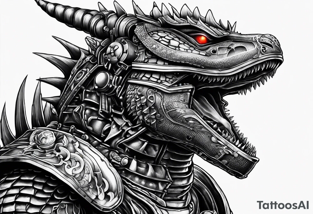 Mechagodzilla tattoo idea