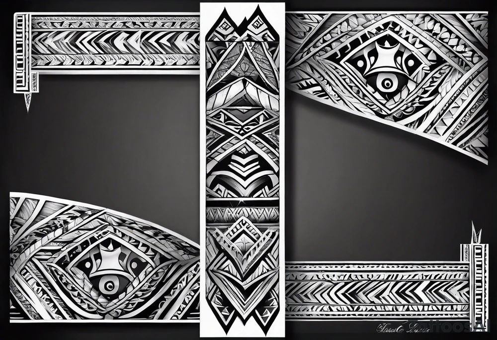 Samoan forearm tattoo with “Tialavea” in it tattoo idea