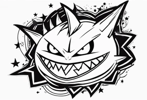 Gengar as Ichigo Kurosaki Vasto Lorde 
Hollow form tattoo idea