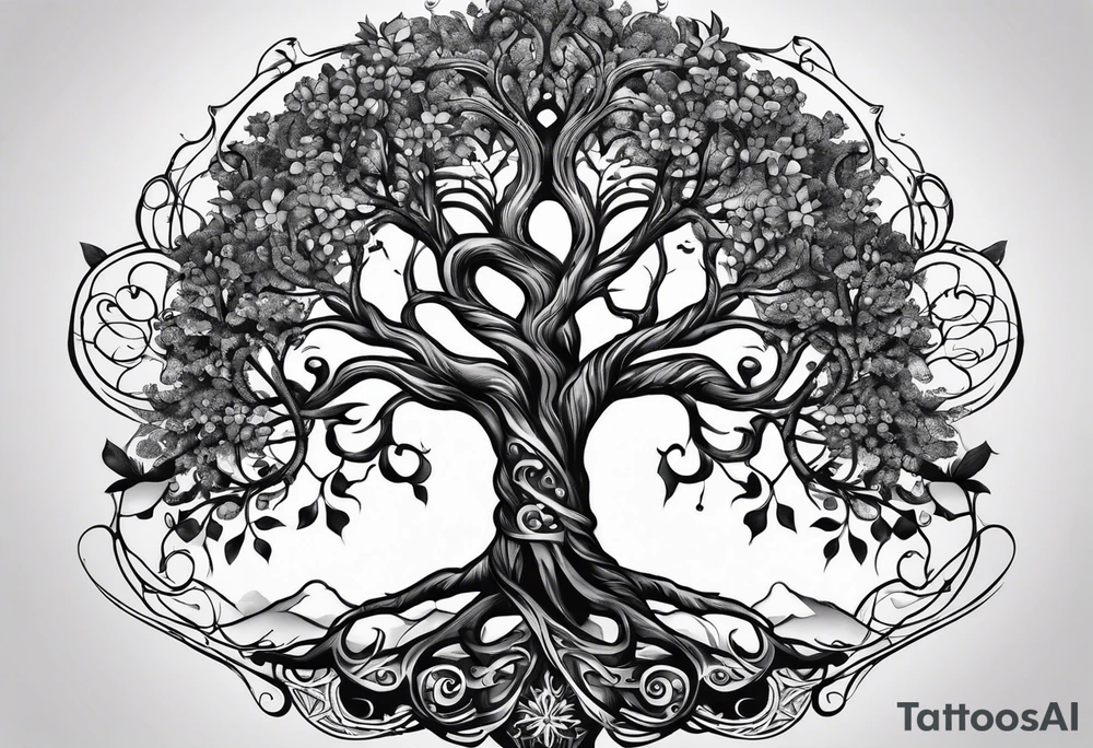 tree of life tattoo idea