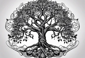 tree of life tattoo idea