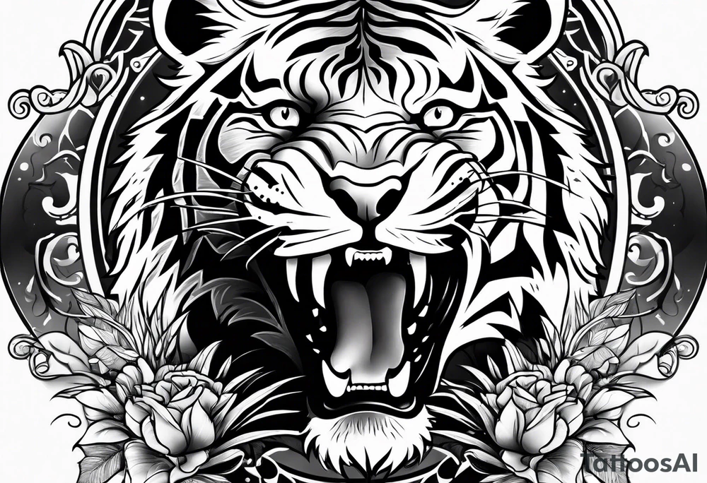 Tiger tattoo idea