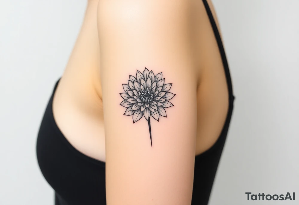 chrysanthemum tattoo tattoo idea