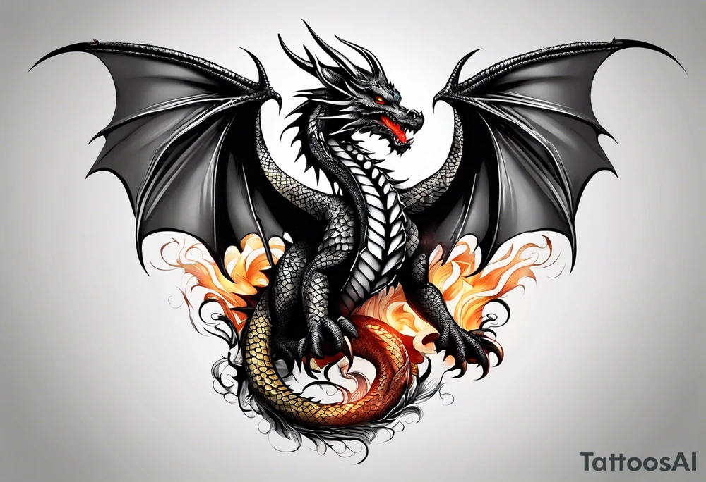 Dragon tattoo idea