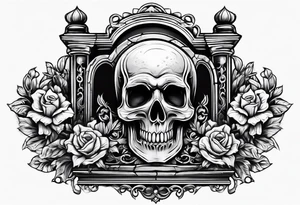 Tombstone without cross tattoo design tattoo idea