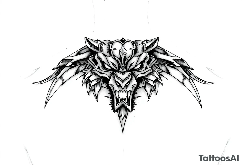 太陽、月、星、木 tattoo idea