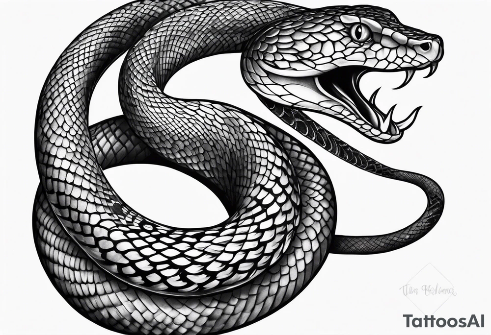 snake sleeve tattoo idea