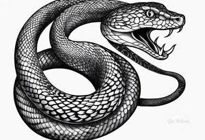 snake sleeve tattoo idea