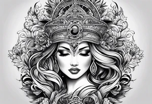 MALIN lettering tattoo idea