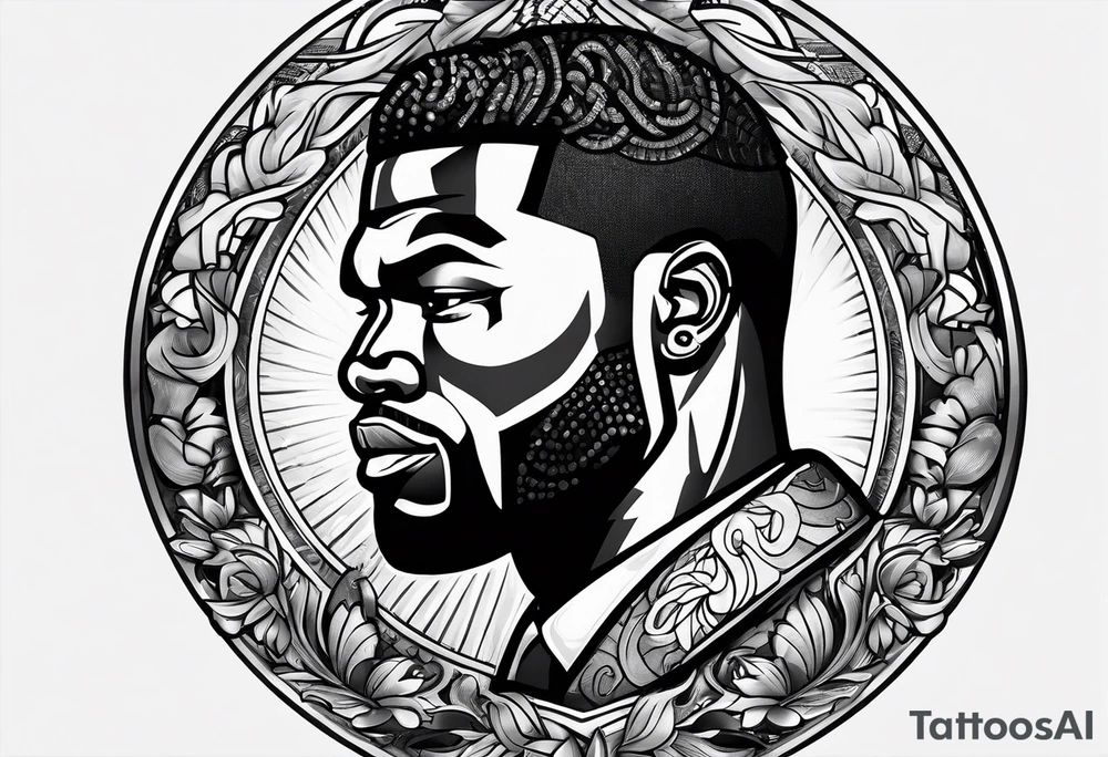 50 cent coin tattoo idea