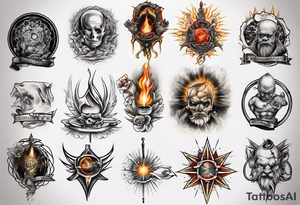 Enlightenment Vs discipline tattoo idea