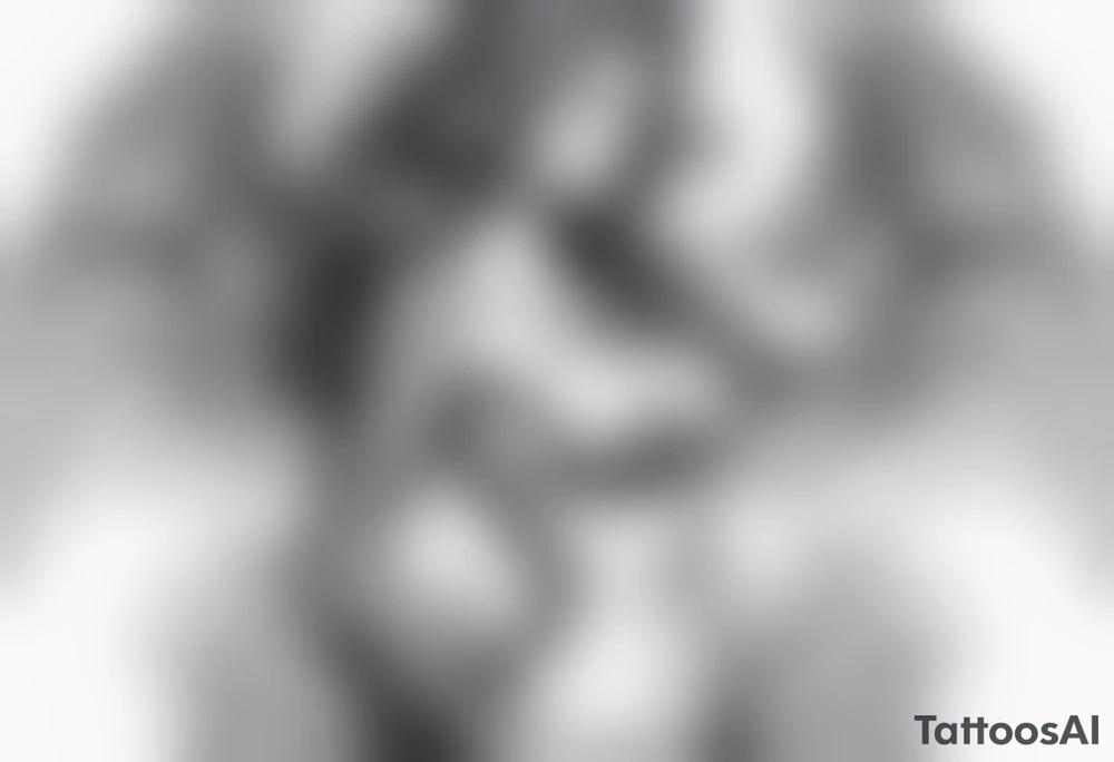 angel in underwear tattoo idea