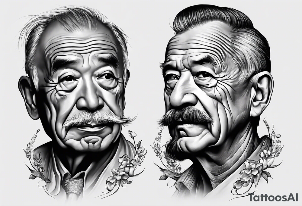 tattoo, homage, grandfather, passionate in humane medicine, born 1936, Belgrade tattoo idea