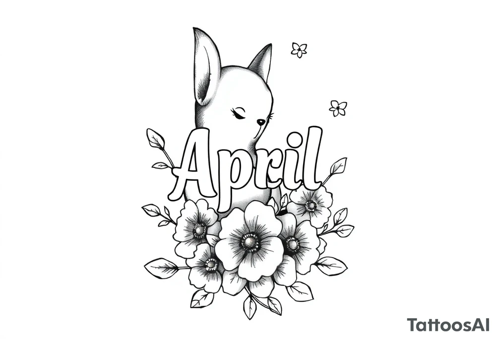 April tattoo idea