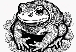 Jiraiya Naruto Gamakichi toad tattoo idea