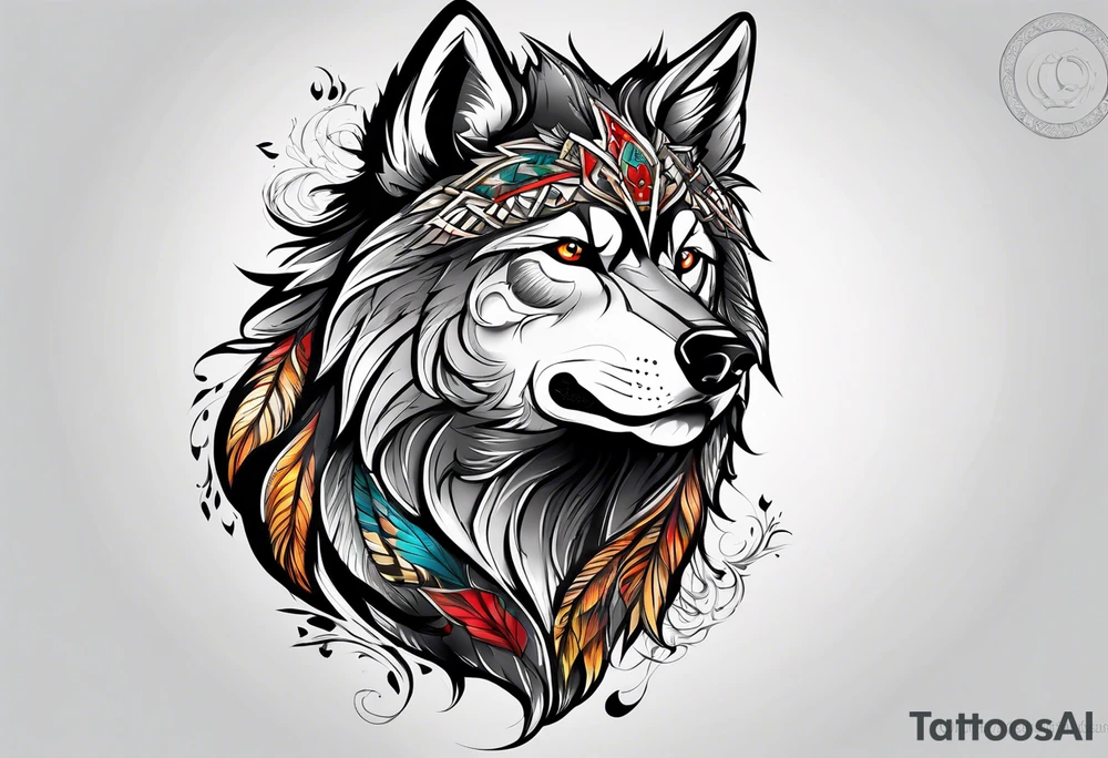 Lobo wolf for a male tattoo tattoo idea