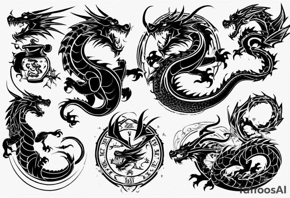 dragon tattoo idea