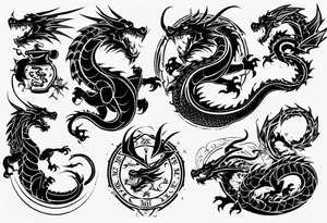 dragon tattoo idea