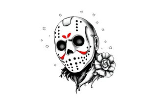 December Friday the 13th tattoo flash tattoo idea