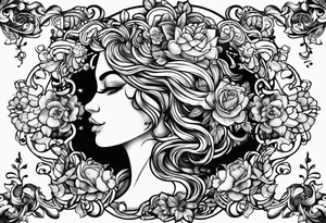 Brain and heart tattoo idea