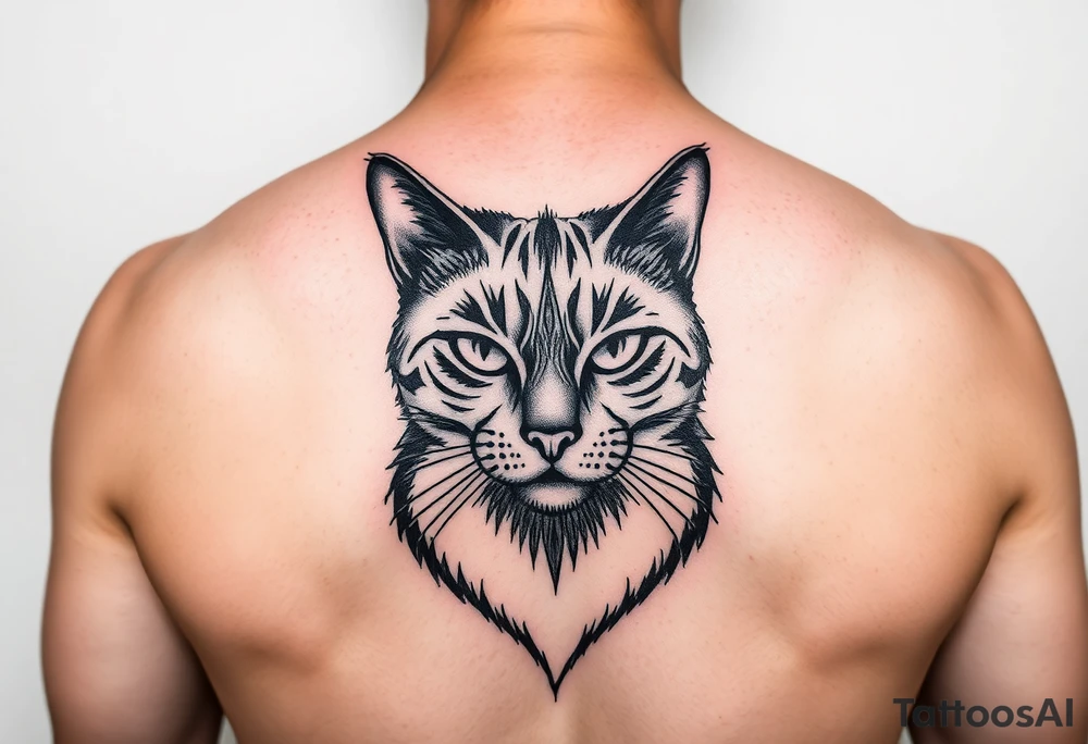 Black Cat tattoo idea