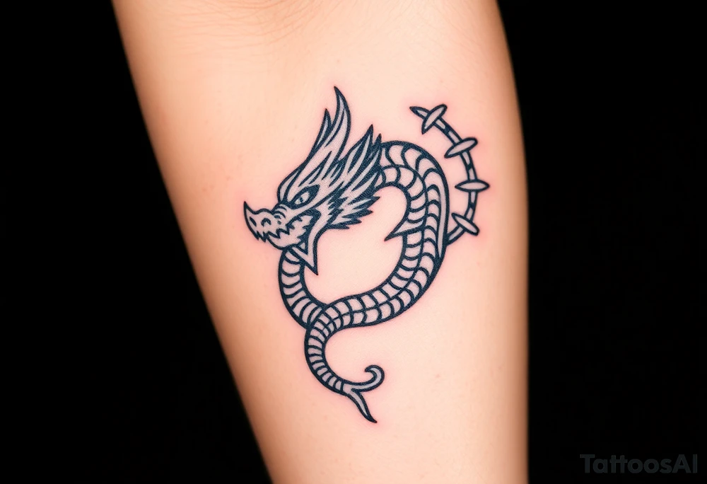 Aztec dragon tattoo idea