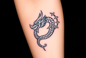 Aztec dragon tattoo idea