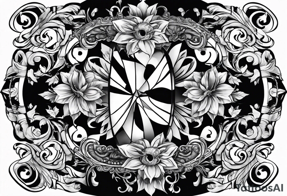 full sleeve with hand included tattoo idea