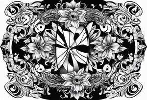 full sleeve with hand included tattoo idea