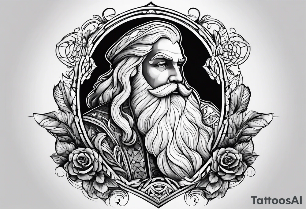 tatuaje de santa barbara en la espalda tattoo idea