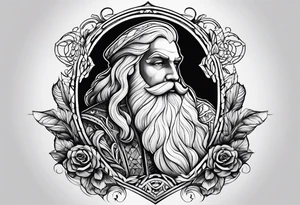 tatuaje de santa barbara en la espalda tattoo idea