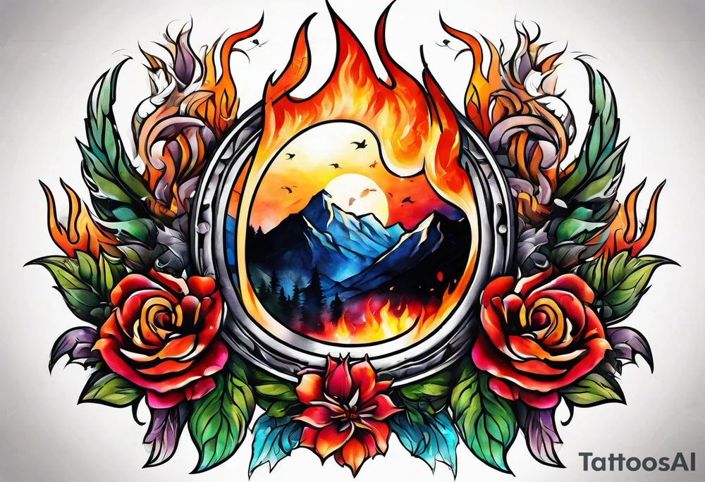 only fire. tattoo idea